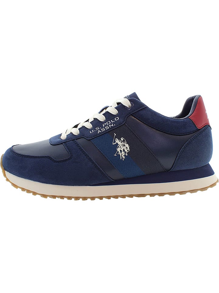 Sneakers donkerblauw/rood
