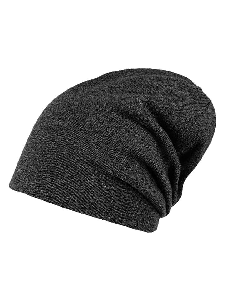 Czapka beanie "Eclipse" w kolorze antracytowym