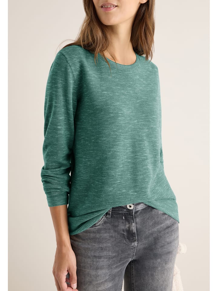 Sweter w kolorze turkusowym