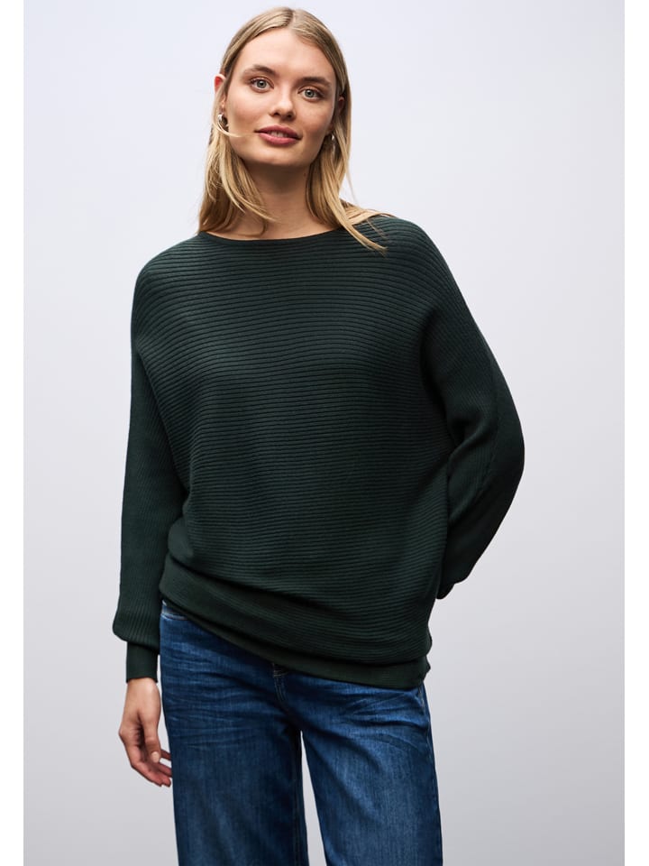 Sweter w kolorze ciemnozielonym