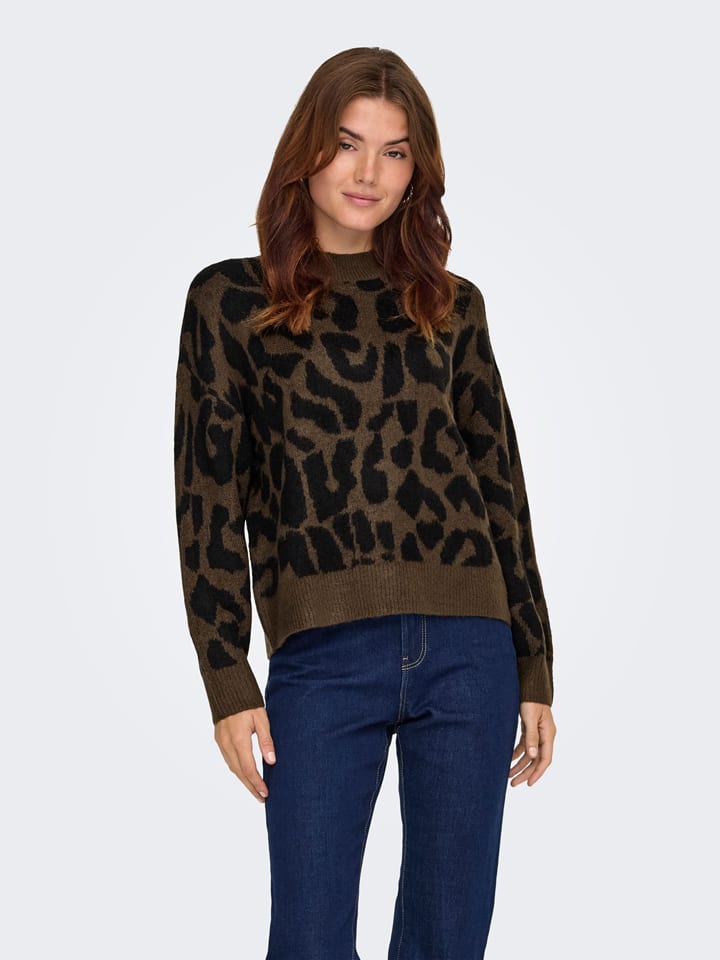 Pullover in Braun