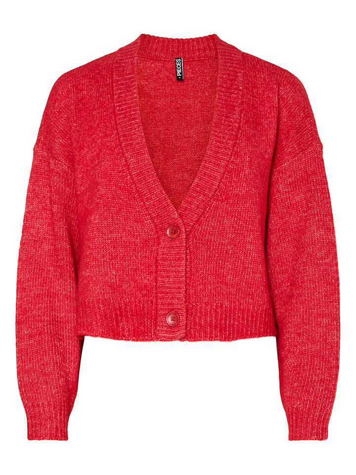 Cardigan in Rot