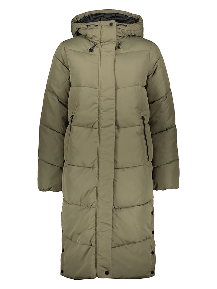 Płaszcz zimowy w kolorze khaki