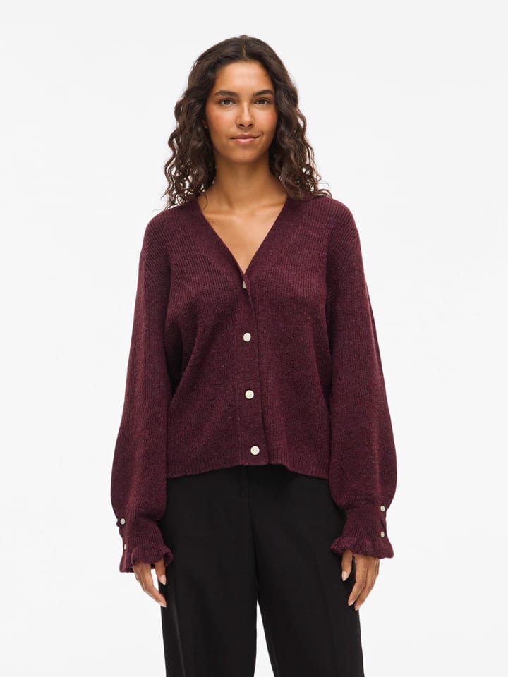 Cardigan "Vitilda" in Bordeaux