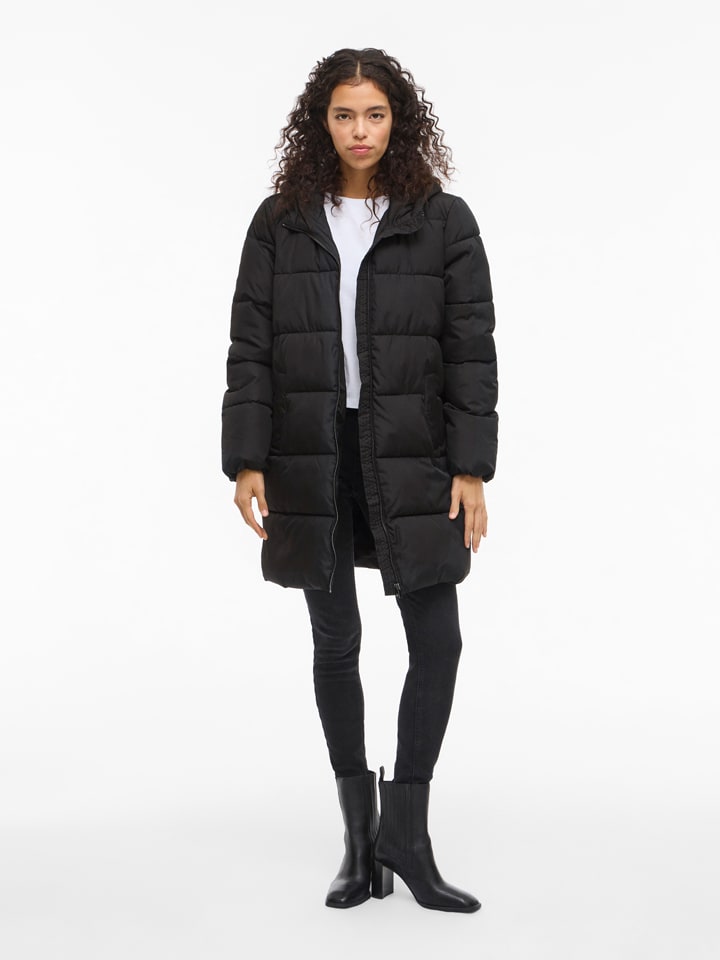 Wintermantel "Vikarla" in Schwarz