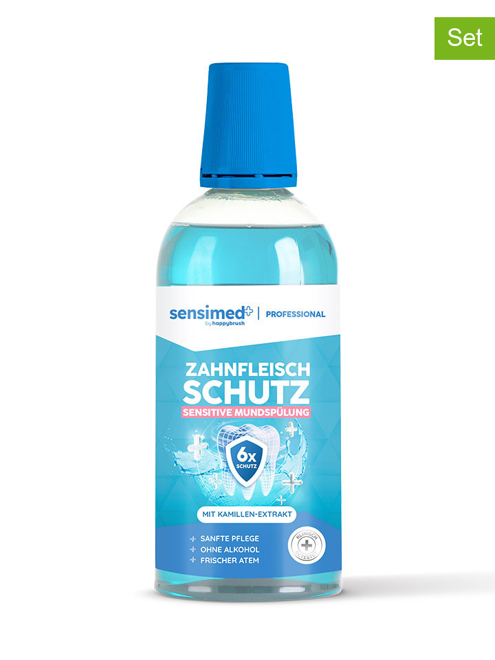 2er-Set: Mundspülung "sesimed gum protection"- 2 x 500 ml