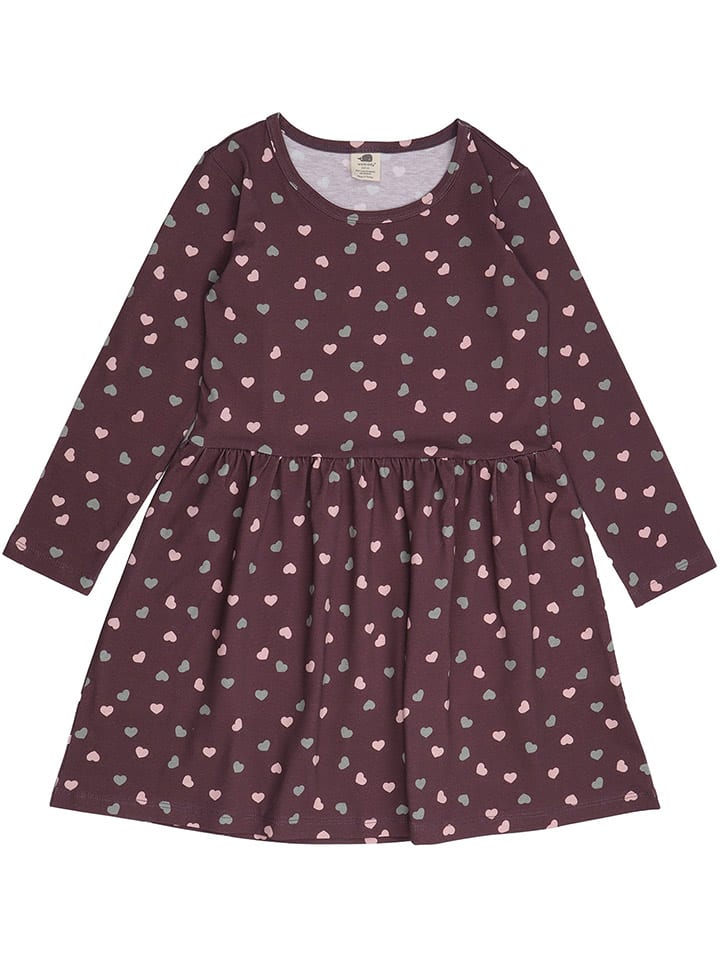 Kleid in Aubergine