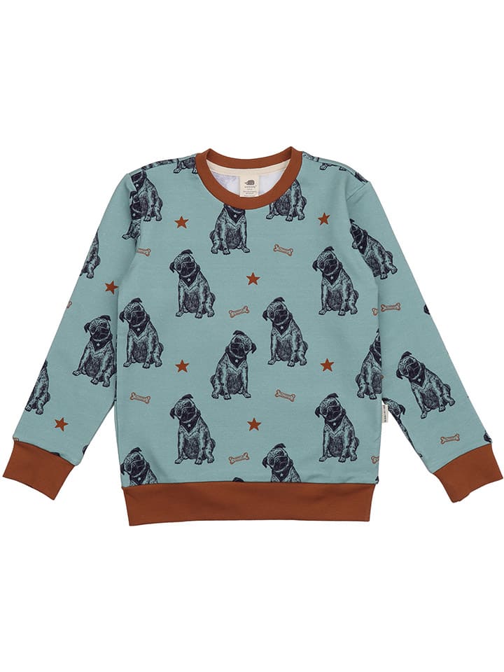 Bluza w kolorze niebiesko-brązowym