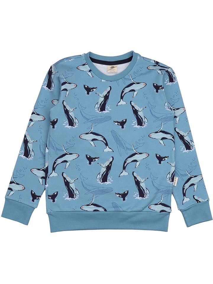 Sweatshirt in Hellblau