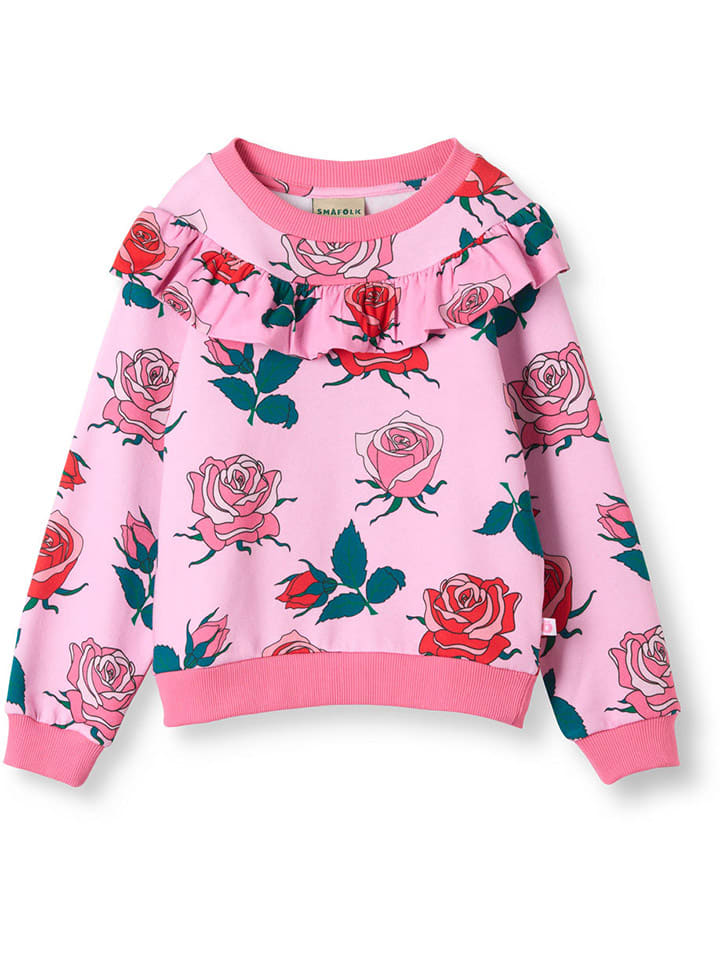 Sweatshirt "Quincy" in Rosa
