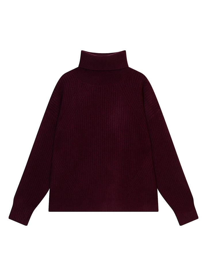 Kaschmir-Rollkragenpullover "Senge" in Beere
