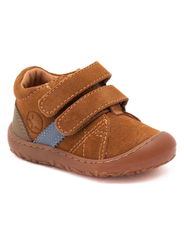 Leder-Barfußschuhe "Hale" in Hellbraun