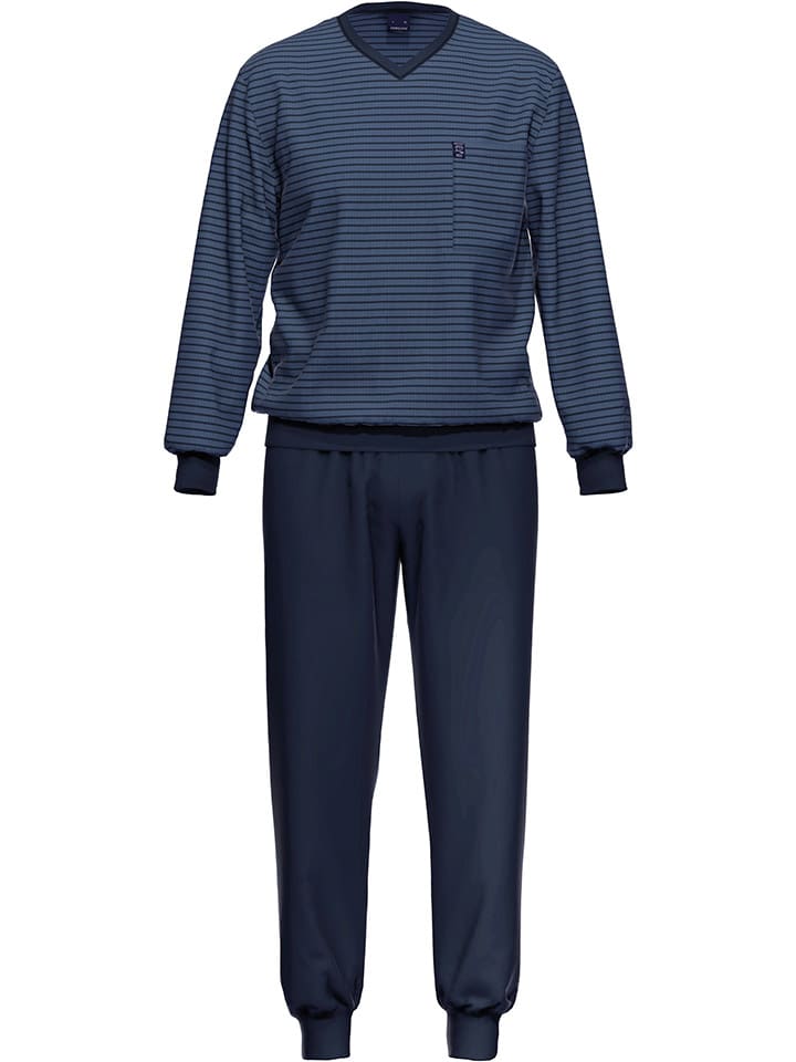 Pyjama in Dunkelblau