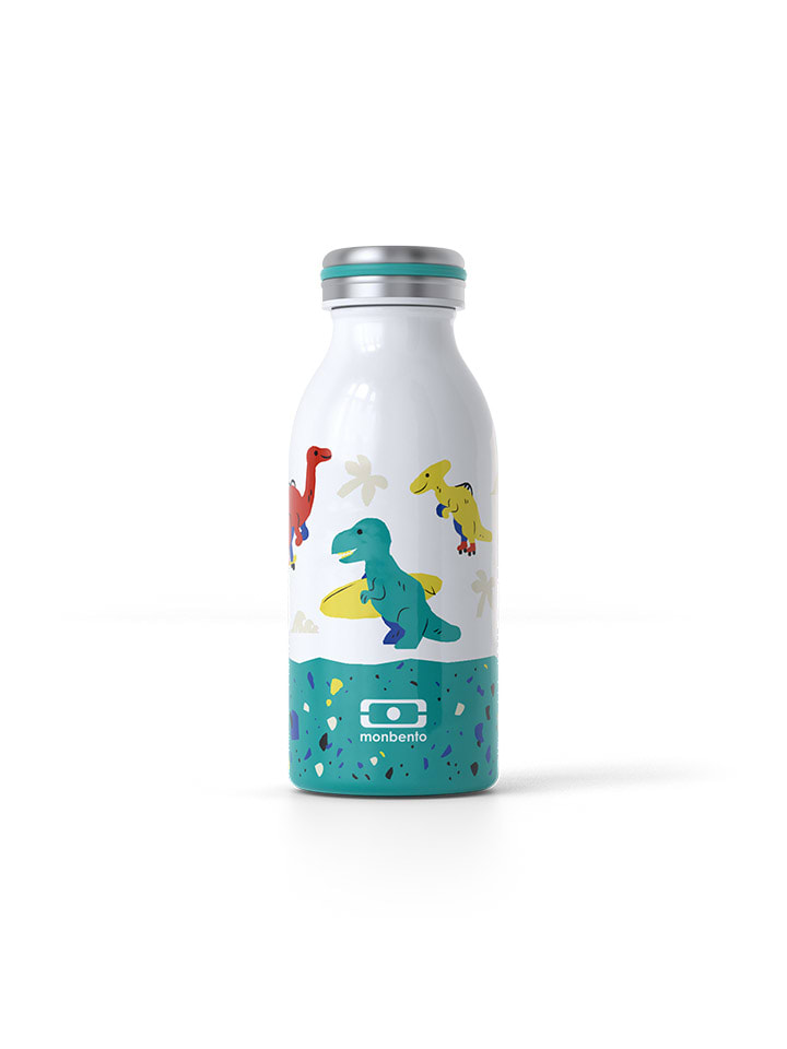 Isoleerfles "Cooly" groen/meerkleurig - 350 ml