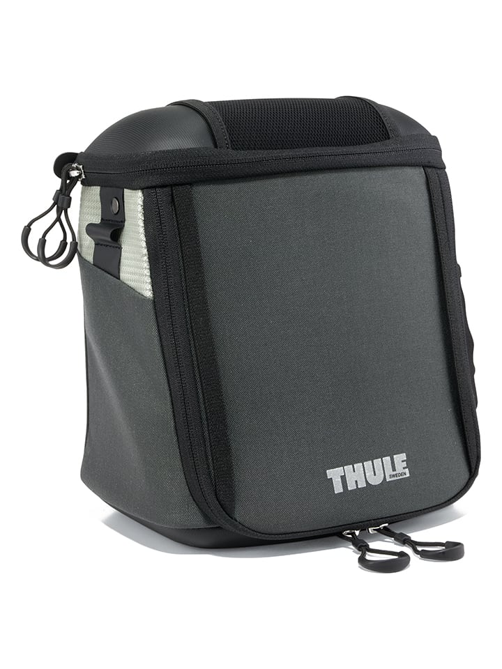 Torba rowerowa w kolorze antracytowym - 24 x 15 x 21 cm