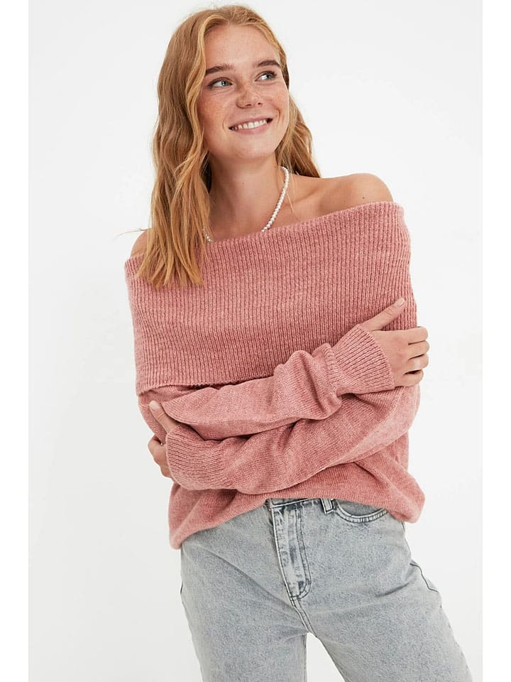 Pullover in Rosa