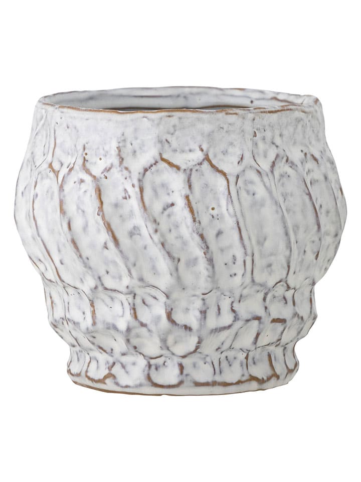 Blumentopf ''Cami'' in Weiß - (H)11,5 x Ø 13,5 cm