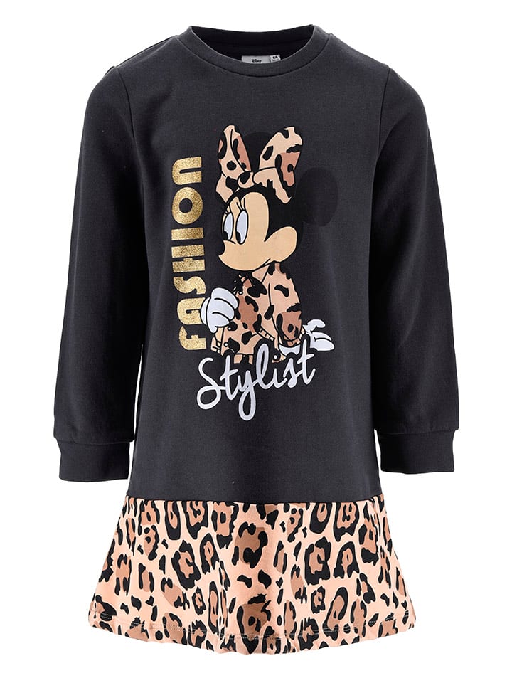 Sukienka "Minnie" w kolorze beżowo-czarnym