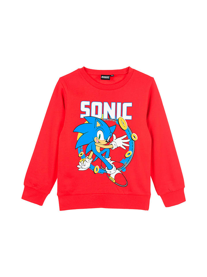 Sweatshirt "Sonic" rood