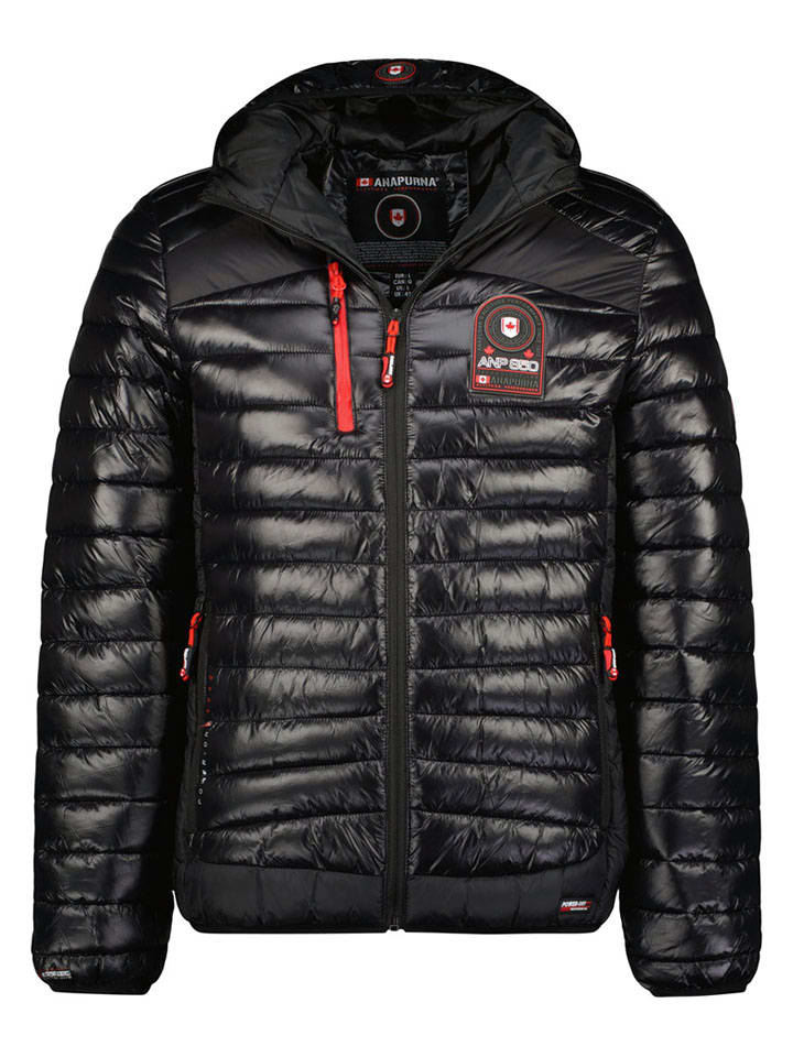 Steppjacke "Bartavel" in Schwarz