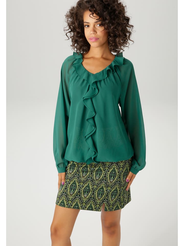 Bluse in Grün