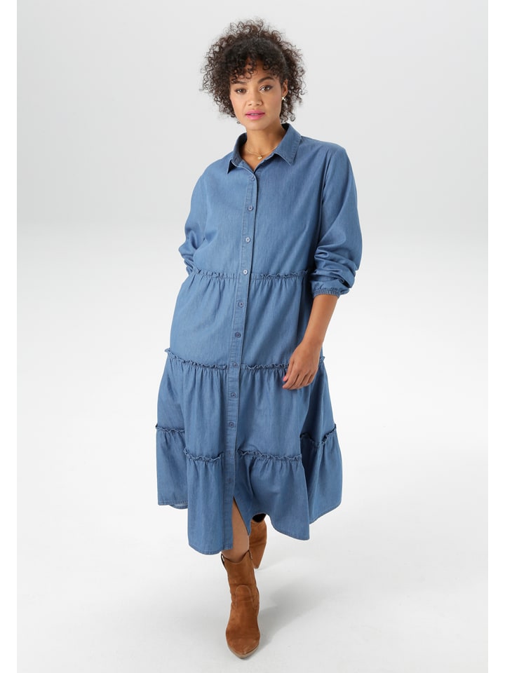 Jeanskleid in Blau