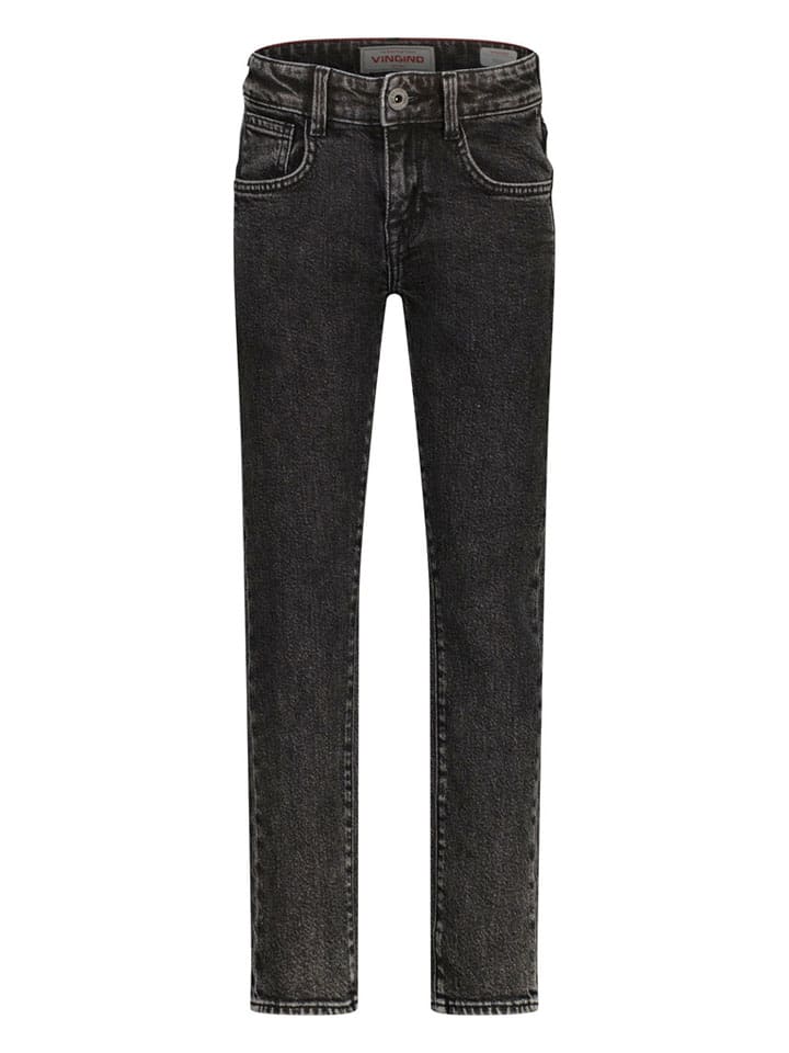 Spijkerbroek - regular fit - antraciet