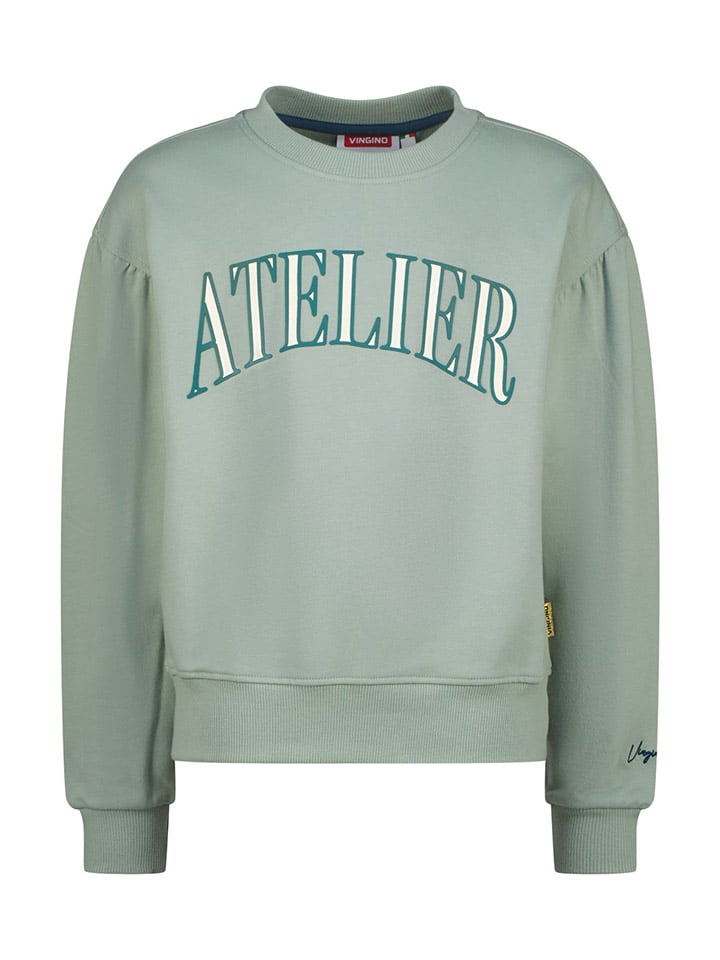 Sweatshirt in Grün