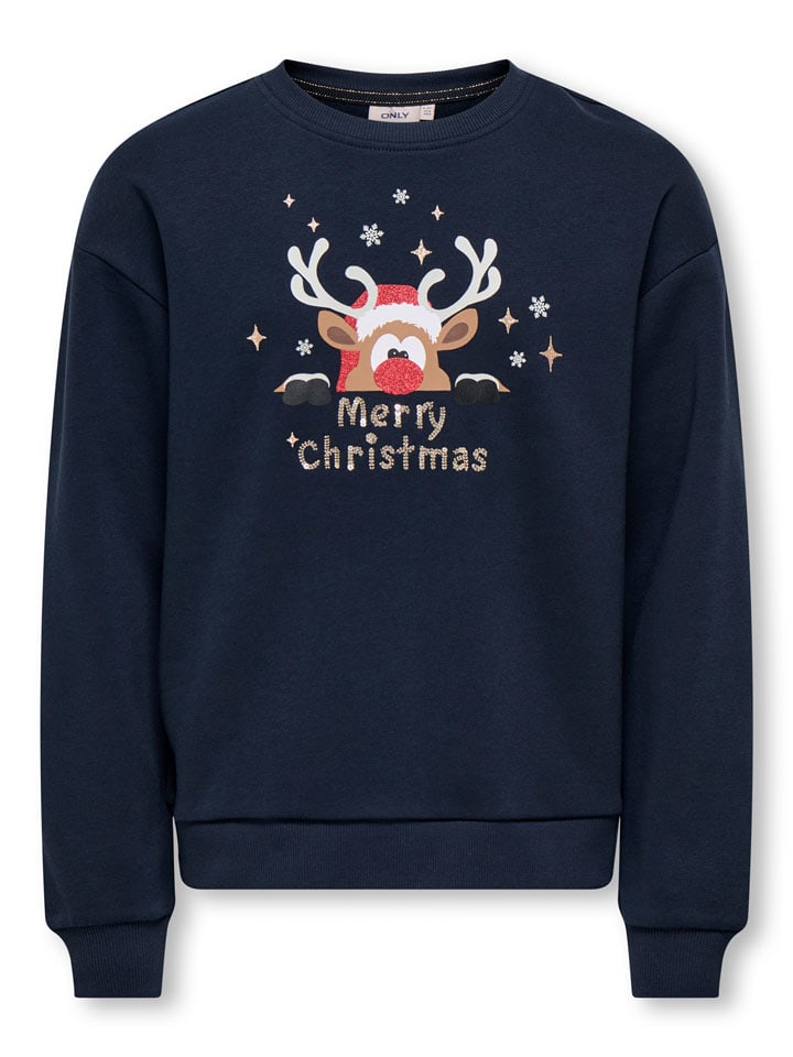 Sweatshirt "Xmas" in Dunkelblau
