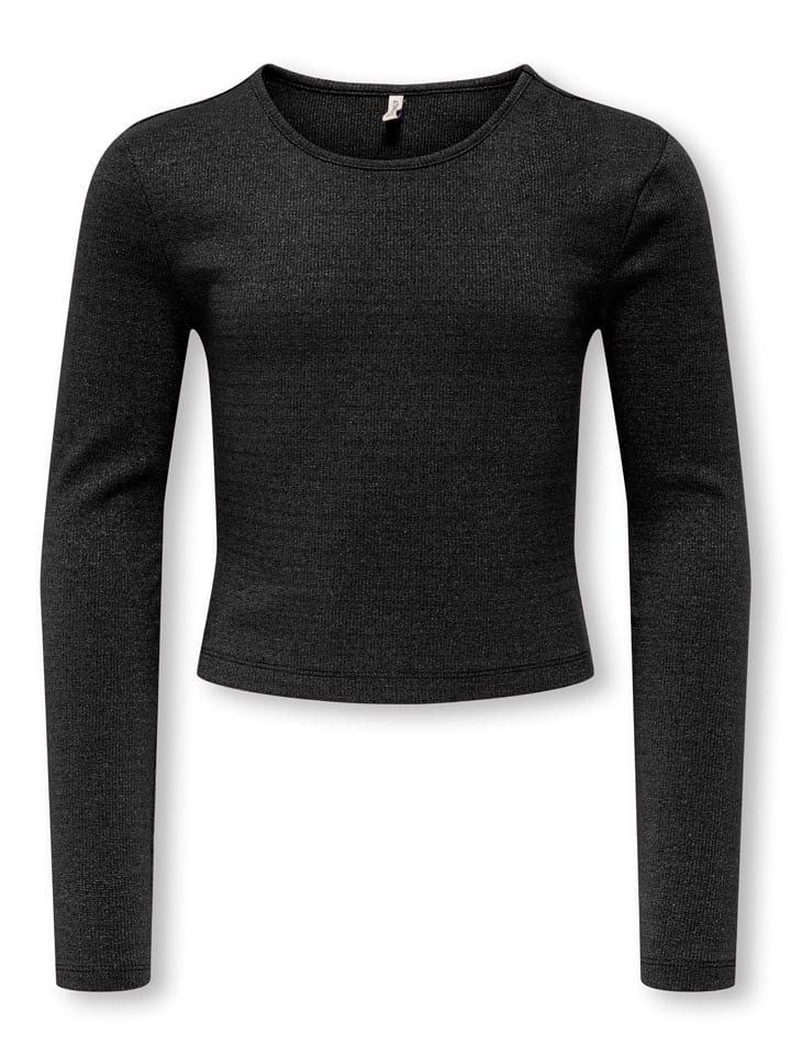 Longsleeve "Trinny" in Schwarz