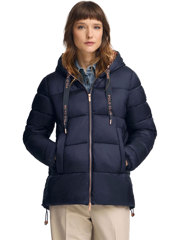 Steppjacke in Dunkelblau