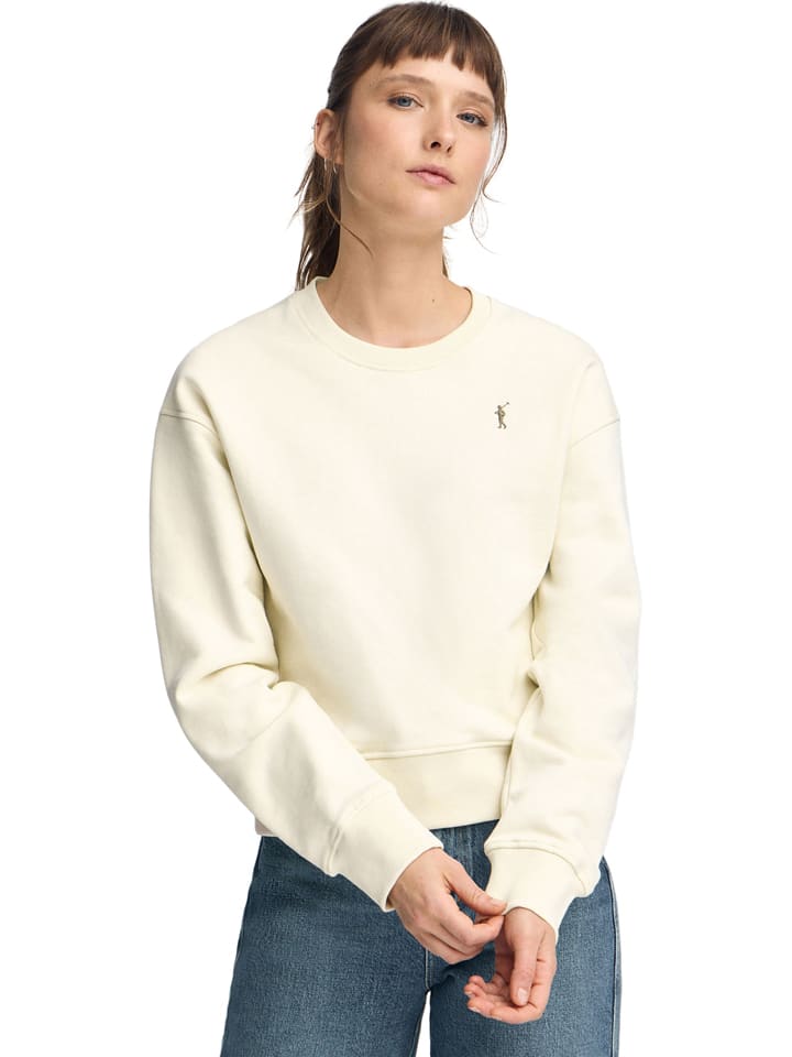 Sweatshirt in Creme