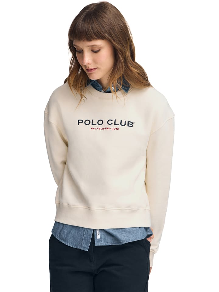 Bluza w kolorze kremowym