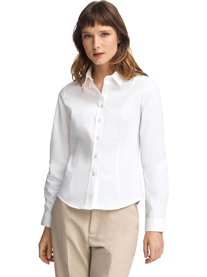 Koszula - Slim fit - w kolorze białym
