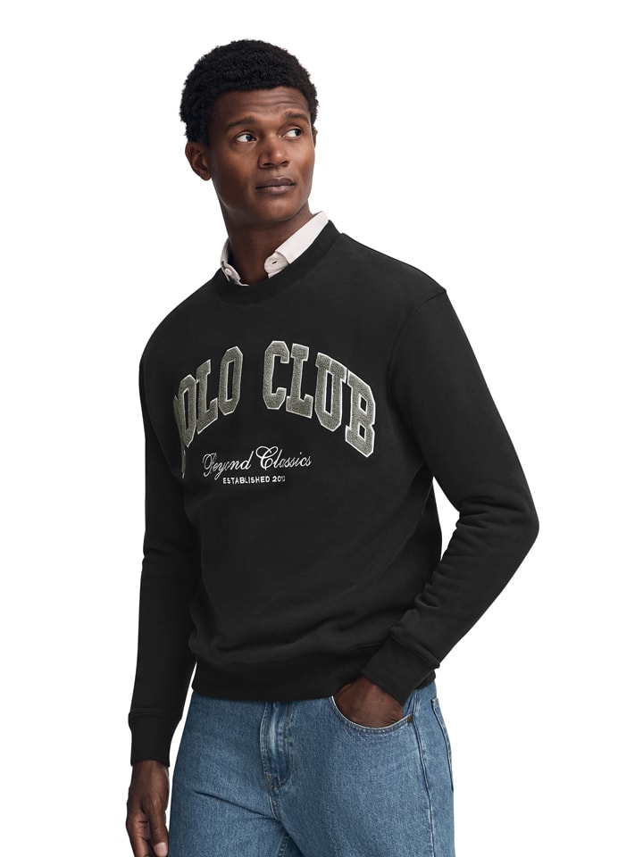 Sweatshirt in Schwarz