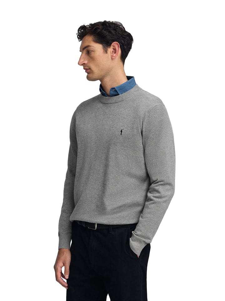 Sweter w kolorze szarym