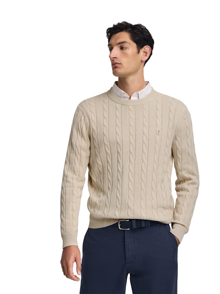Sweter w kolorze beżowym