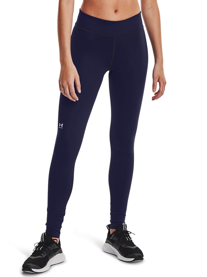 Legginsy funkcyjne w kolorze granatowym