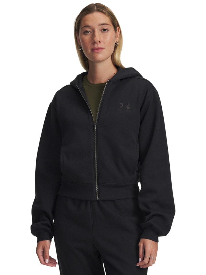 Fleece vest zwart