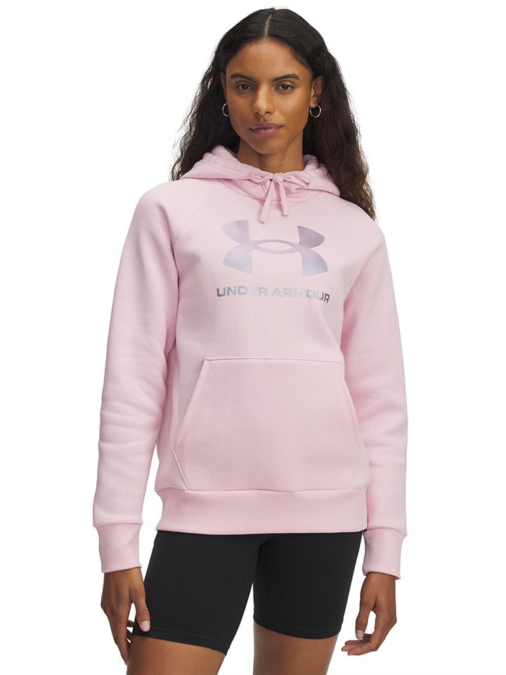 Fleecehoodie in Rosa