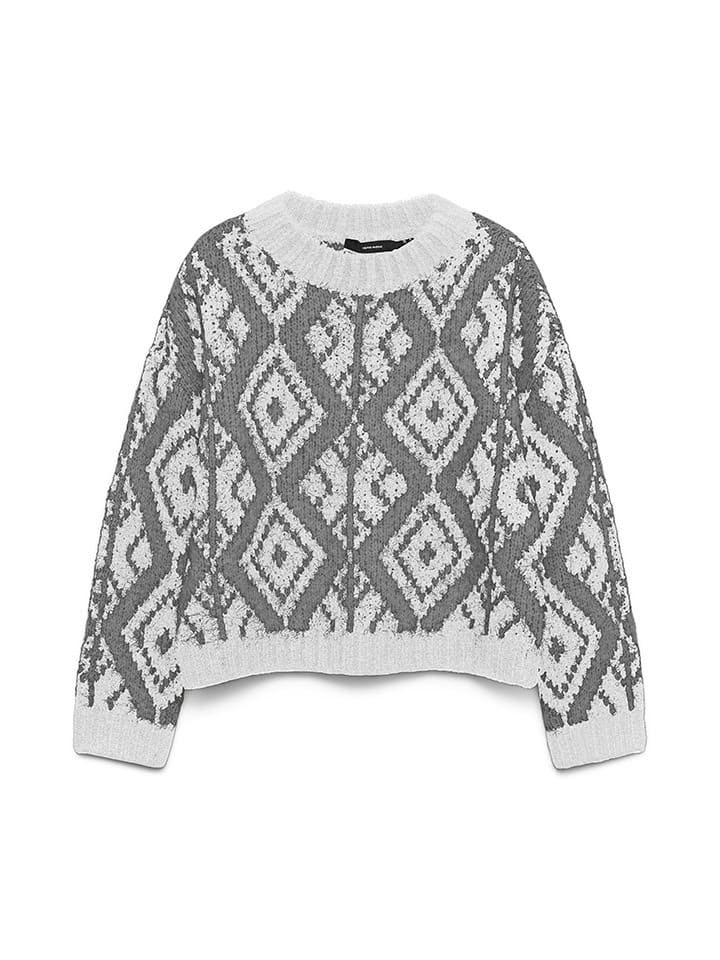 Sweter w kolorze szarym