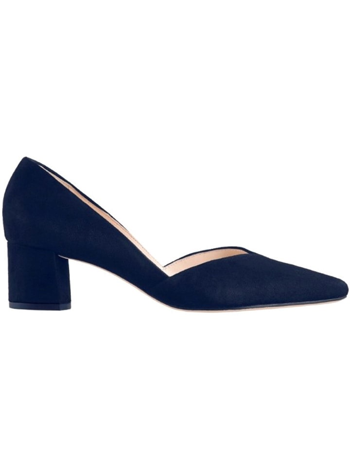 Leder-Pumps "Boulevard 45" in Dunkelblau