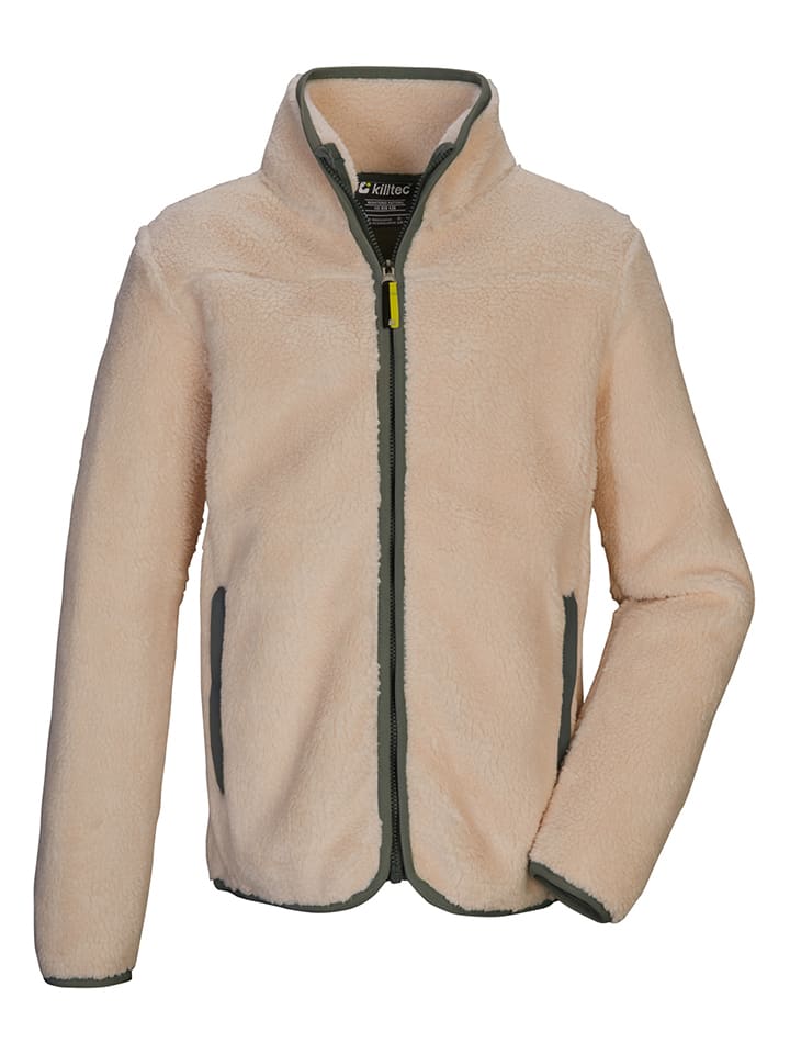 Fleecejacke in Beige