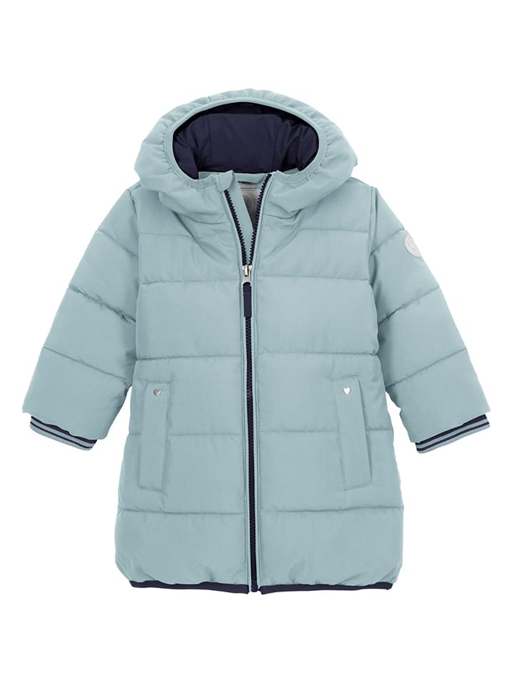 Winterjacke in Hellblau