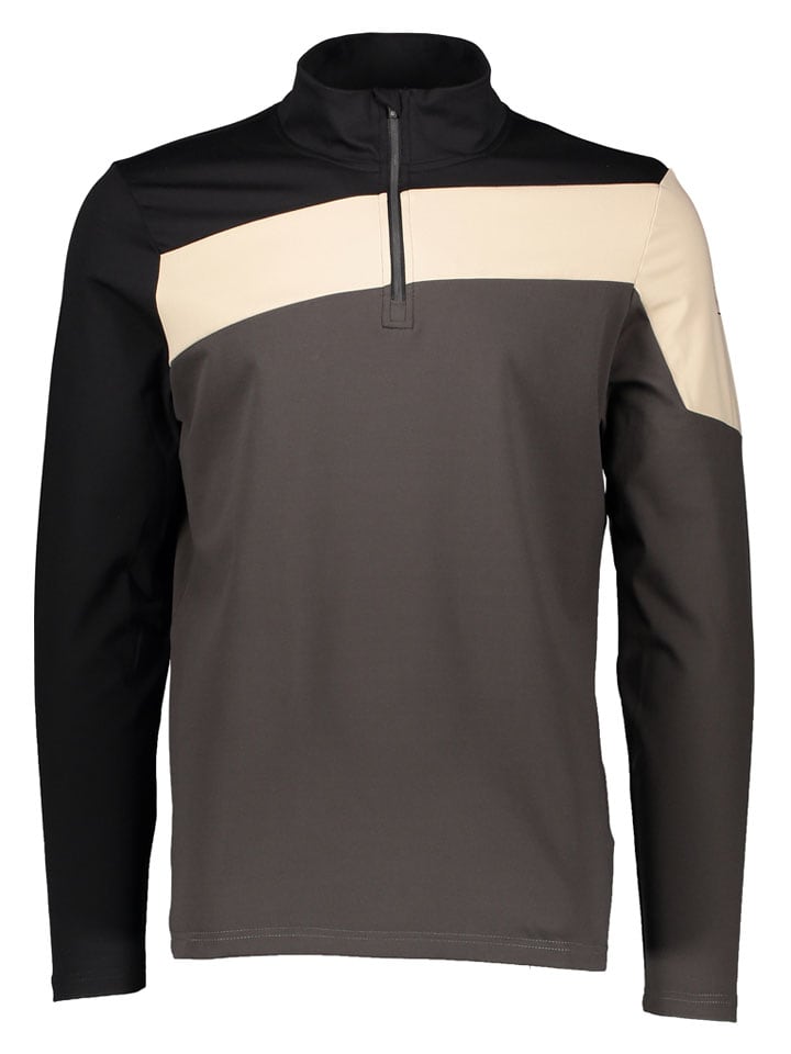 Functioneel shirt antraciet/zwart
