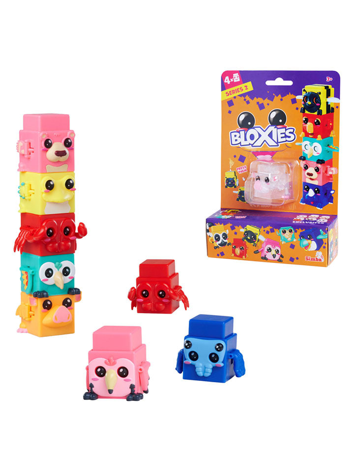 4tlg. Spielfiguren-Set "Bloxies" in Bunt - ab 3 Jahren