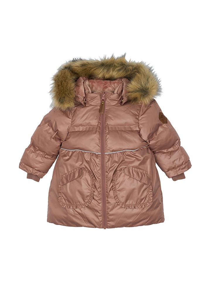 Parka w kolorze jasnoróżowym