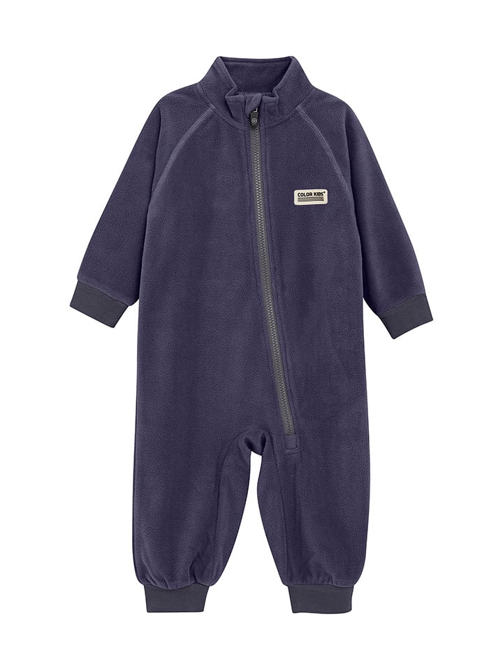 Fleeceoverall in Lila