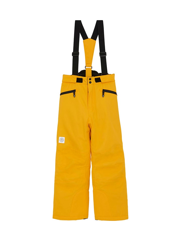 Ski-/snowboardbroek geel
