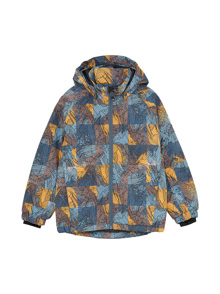 Ski-/ Snowboardjacke in Blau/ Gelb